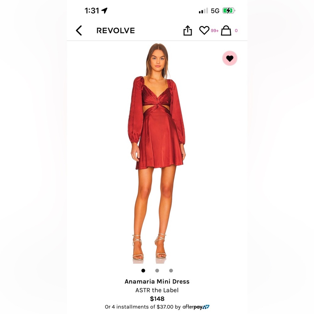 ASTR dress worn 2x